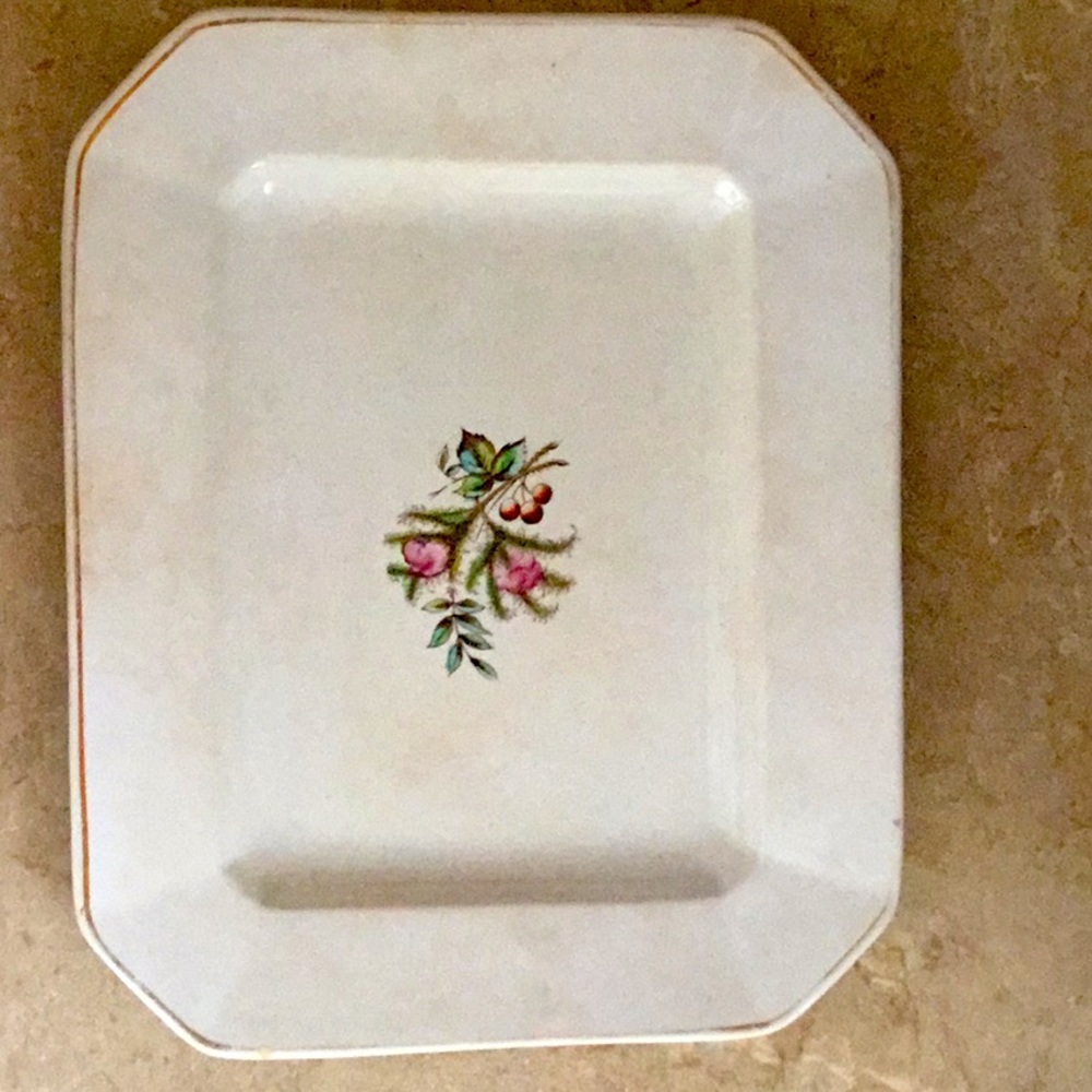 Antique rectangular serving platter made inEngland